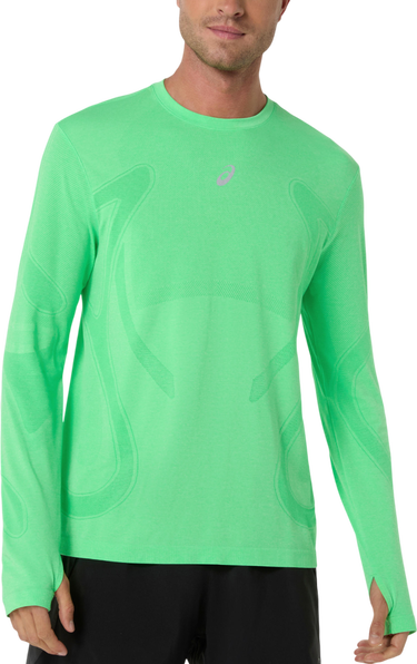 Tričko Asics Road Seamless Long Sleeve Top Zelené | 2011d356-301, 0