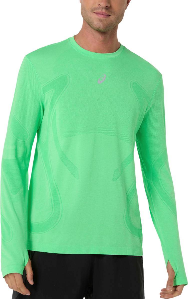 Tričko Asics Road Seamless Long Sleeve Top Zelené | 2011d356-301