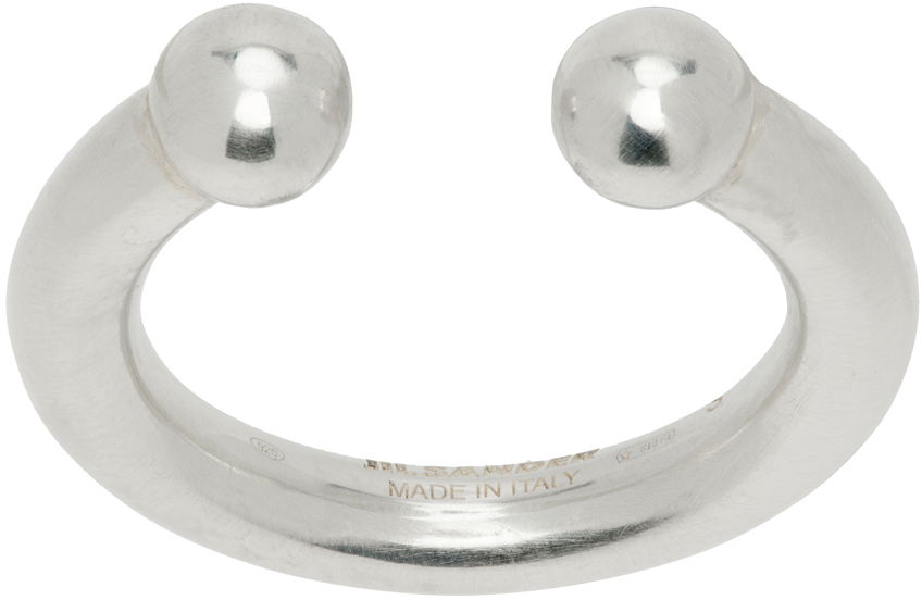 Prsteň Jil Sander Band Ring Šedá | J29UQ0006_P6998, 0
