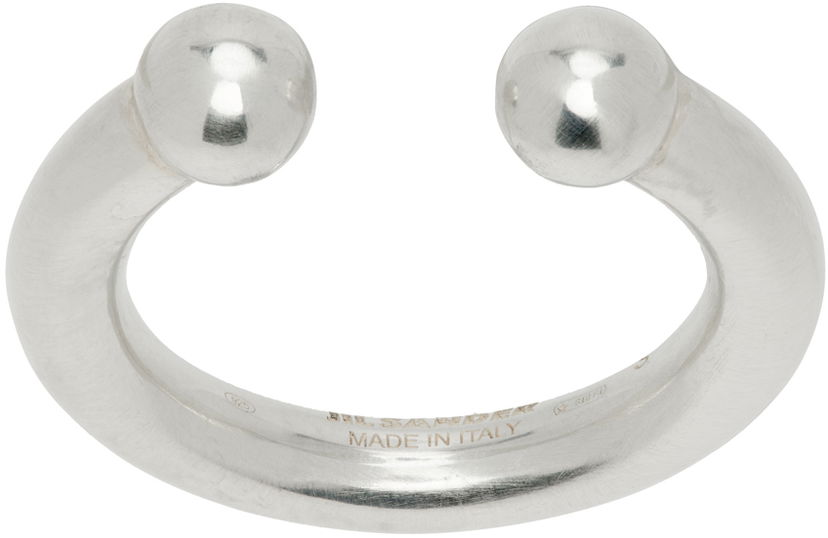 Prsteň Jil Sander Band Ring Šedá | J29UQ0006_P6998