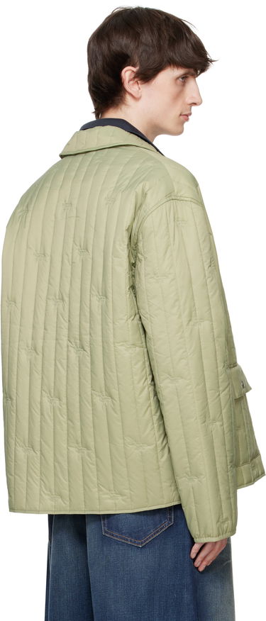 Prešívaná bunda MAISON KITSUNÉ Maison Kitsuné Quilted Chore Jacket Zelené | OM02114WW9047, 2