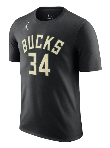 Tričko Jordan NBA Milwaukee Bucks Statement Edition Čierna | DV5783-015