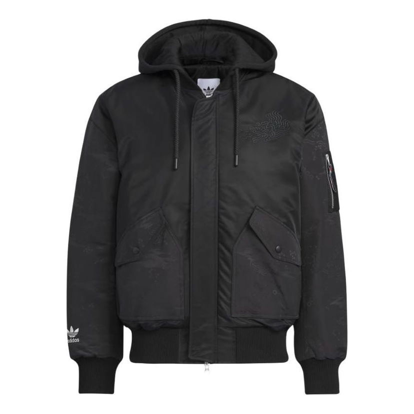 Bomber bunda adidas Originals Originals Padded MA Jacket Čierna | IX4232