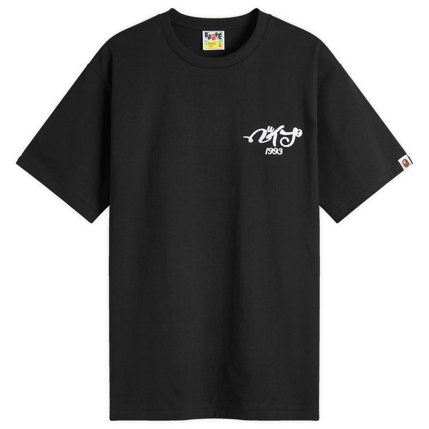 Tričko BAPE Embroidery Style Souvenir Logo T-Shirt Čierna | 001TEK801025M-BLK, 0