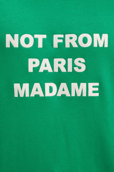 Mikina Drôle de Monsieur Le Sweatshirt Slogan Graphic Print Sweatshirt Zelené | E.SW149.CO127.GN, 4