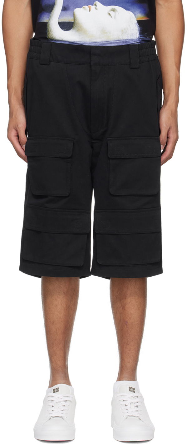 Šortky MISBHV Cargo Pocket Shorts Čierna | 240M358