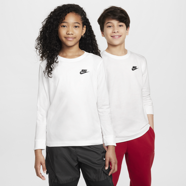 Tričko Nike Sportswear Long Sleeve T-Shirt Biela | FZ4946-100, 0