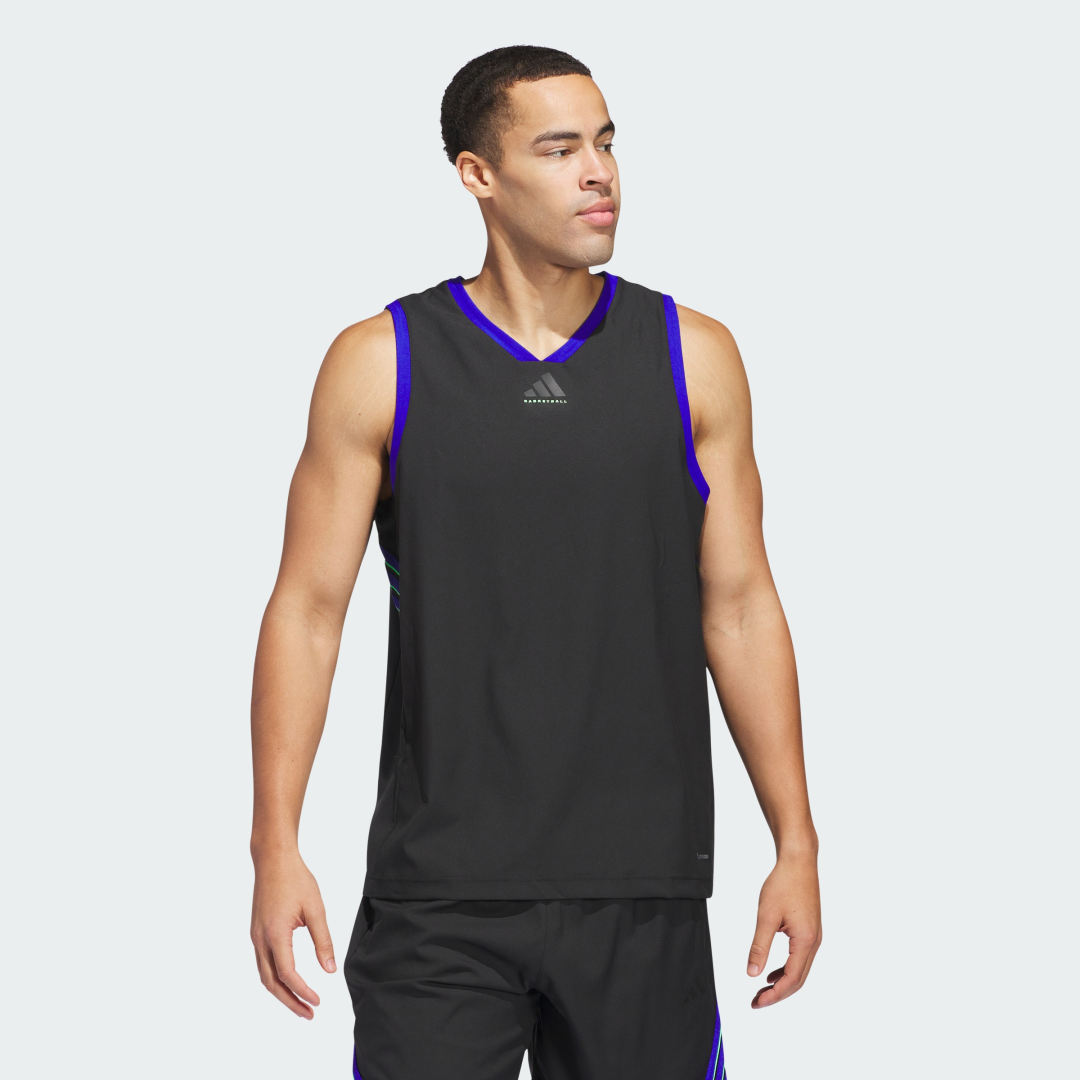 Tielko adidas Performance Crazy Lite Basketball Jersey Čierna | JN0338, 0