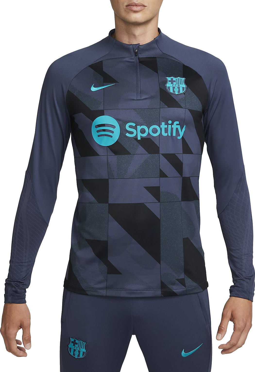 Tričko Nike Dri-FIT FC Barcelona Drill Navy | fj4699-438, 0