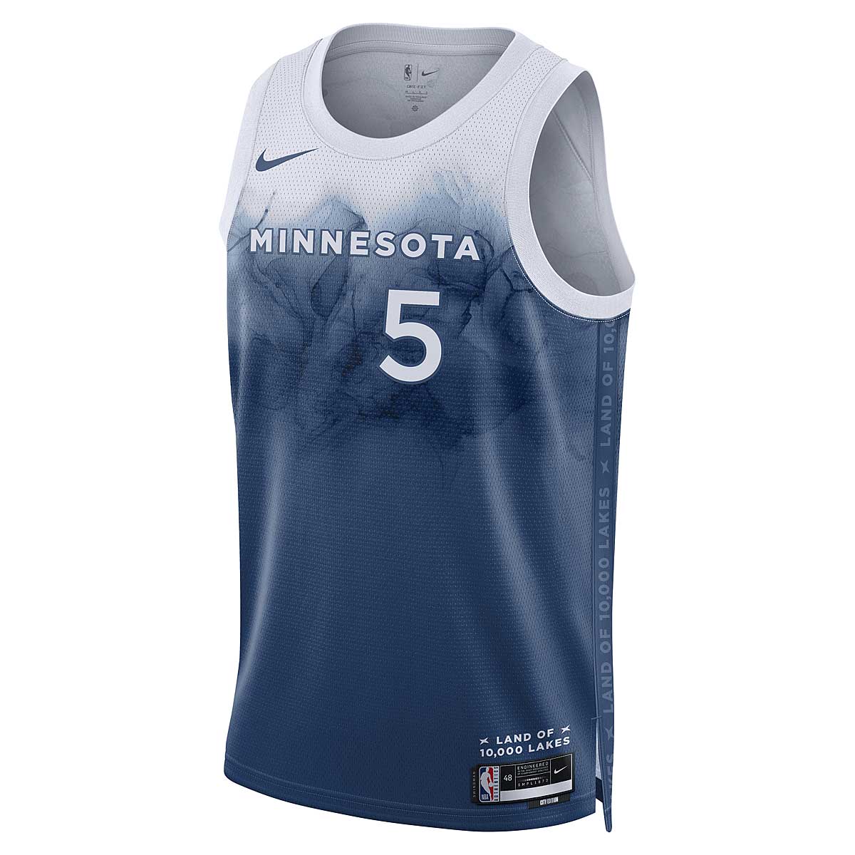 Dres Nike NBA Minnesota Timberwolves City Edition Swingman Jersey Anthony Edwards Modrá | DX8510-481, 0