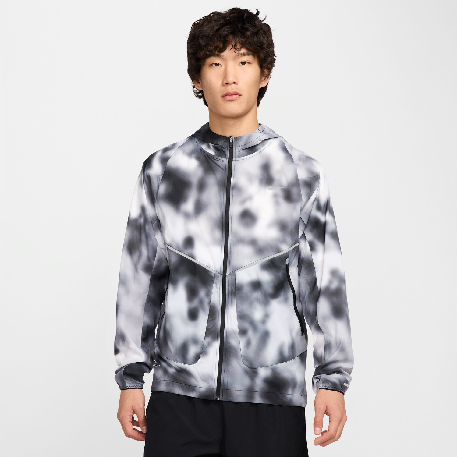 Vetrovka Nike Running Division UV Protection Jacket Šedá | HJ4142-010, 0