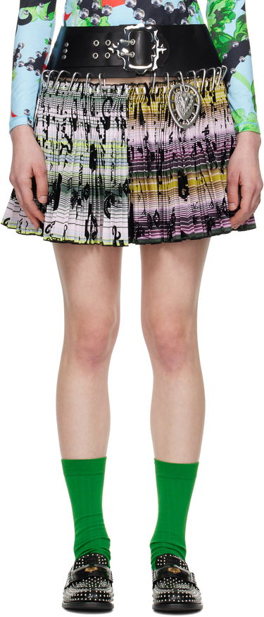 Sukňa Chopova Lowena Chopova Lowena Carabiner Print Pleated Miniskirt Rôznofarebný | 3248, 0