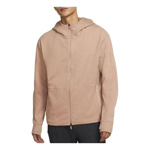 Mikina Nike Nike Yoga Training Hooded Jacket Béžová | CU6261-283