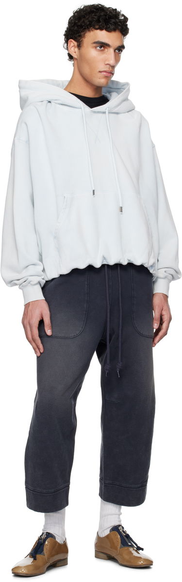 Tepláky R13 R13 Deconstructed Cropped Sweatpants Modrá | R13MK254-001BG, 3