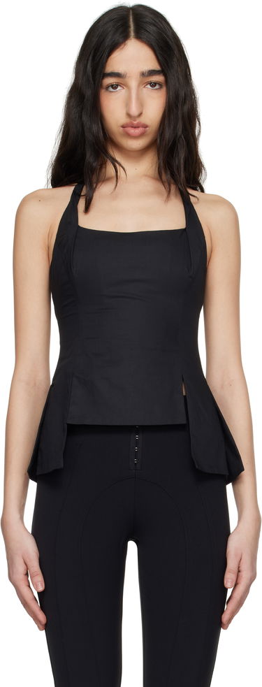 Tielko GUIZIO Guizio Carine Halter Top Čierna | S25103W134, 0