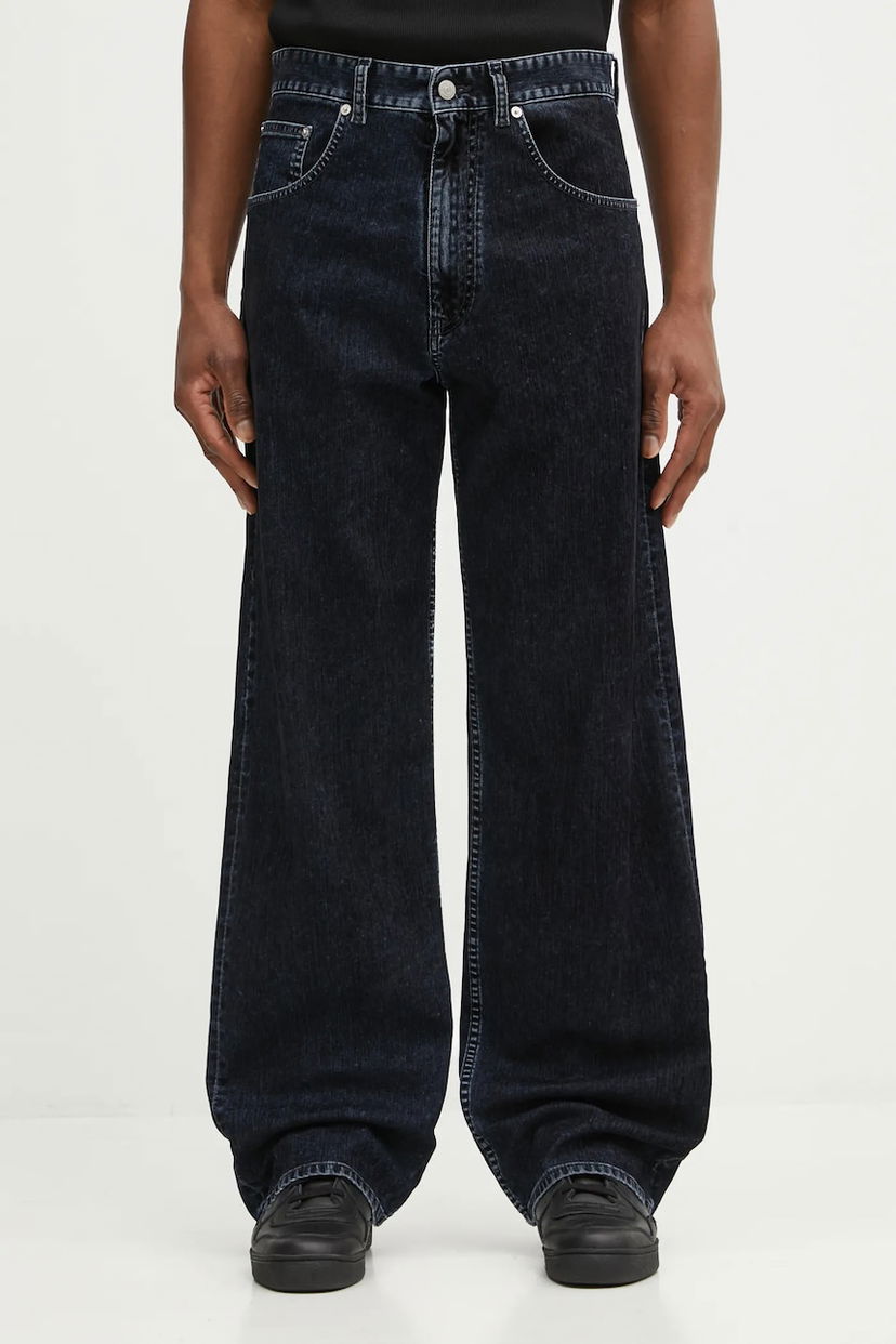 Džínsy Maison Margiela Wide-leg Jeans Čierna | SH2LA0042.M30039.900