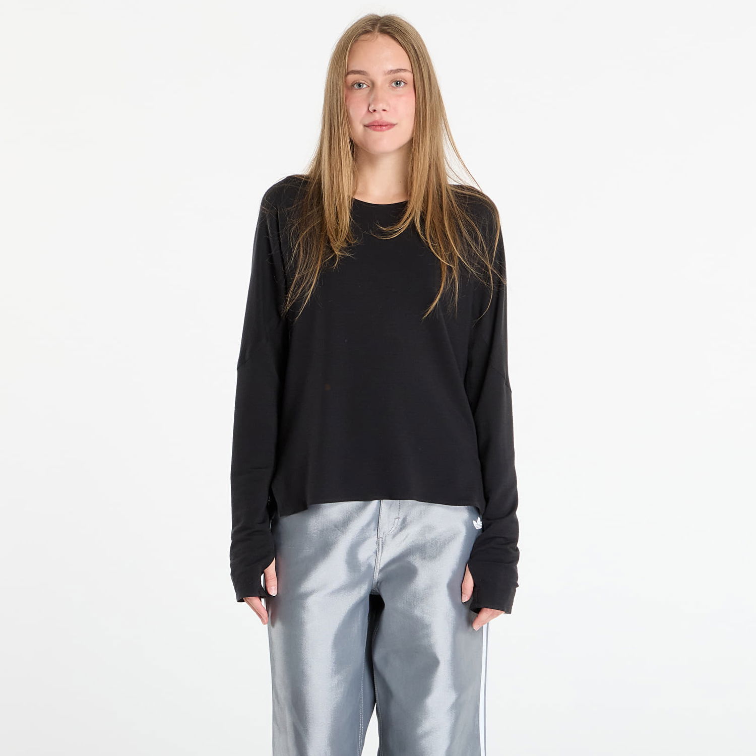 Tričko Y-3 Y-3 Running Long Sleeve T-Shirt Čierna | JV6769, 0