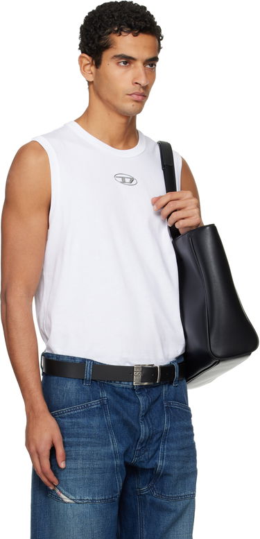 Tielko Diesel Tank Top with Oval Logo Biela | A15372-0CLBR-100, 1