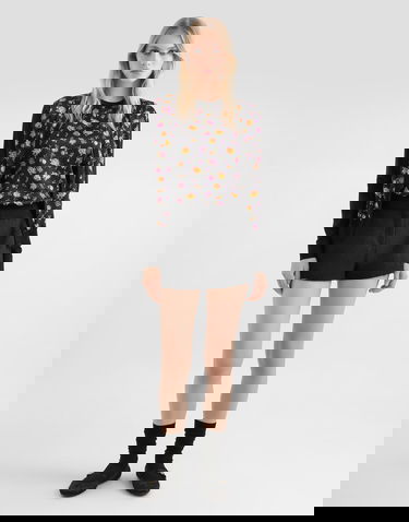 Sveter Dolce & Gabbana Small Rose Bouquets-print Satin Cardigan Rôznofarebný | FXV10TJBSOPHN5XR, 1