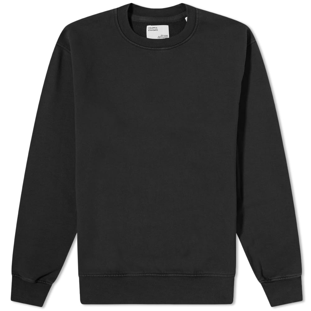 Mikina Colorful Standard Classic Organic Crew Sweat Čierna | CS1005-DBK, 0