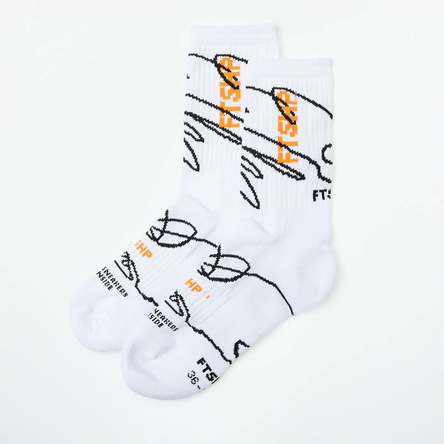 Ponožky Footshop The Skateboard Socks Biela | FTSHP_323, 1