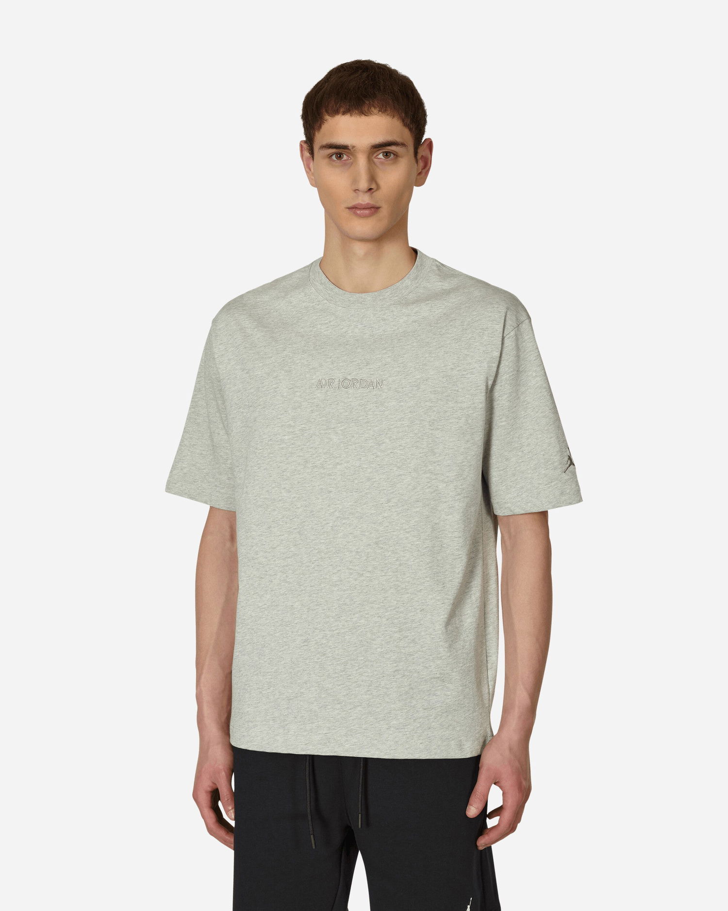 Tričko Jordan Wordmark T-Shirt Šedá | FJ1969-050, 0