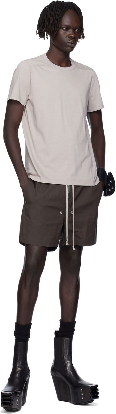 Tričko Rick Owens Rick Owens Concordians Short Level T-Shirt Béžová | RU02E1265 JA, 3