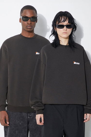 Mikina Butter Goods Crewneck Sweatshirt Čierna | BGQ1241302, 0
