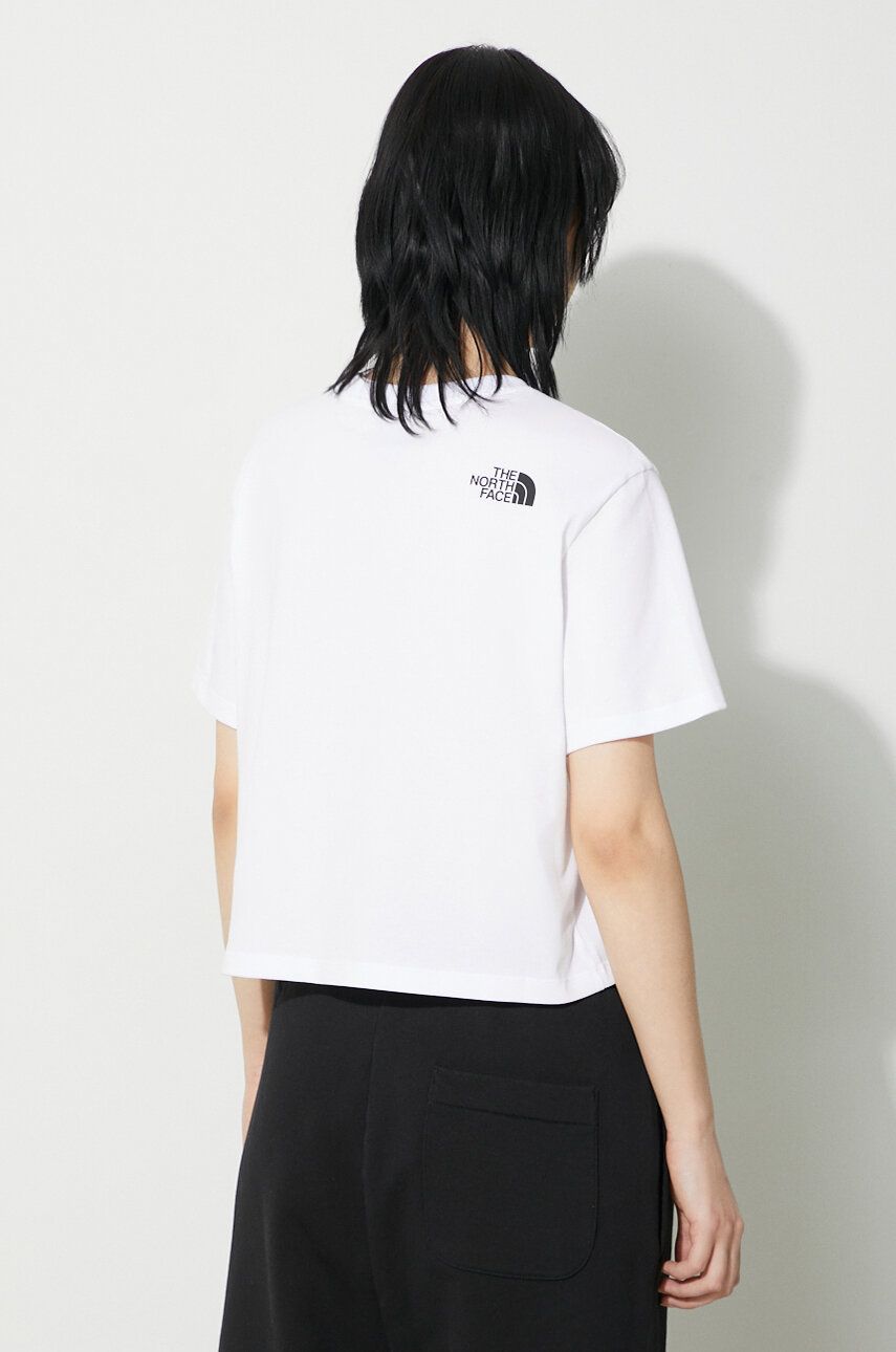 Tričko The North Face Cropped Slim Tee Biela | NF0A87U4FN41, 1