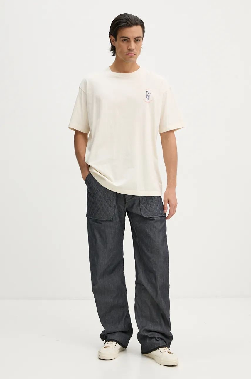 Tričko Drôle de Monsieur T-Shirt With Print Béžová | E.TS212.CO165.CM, 1