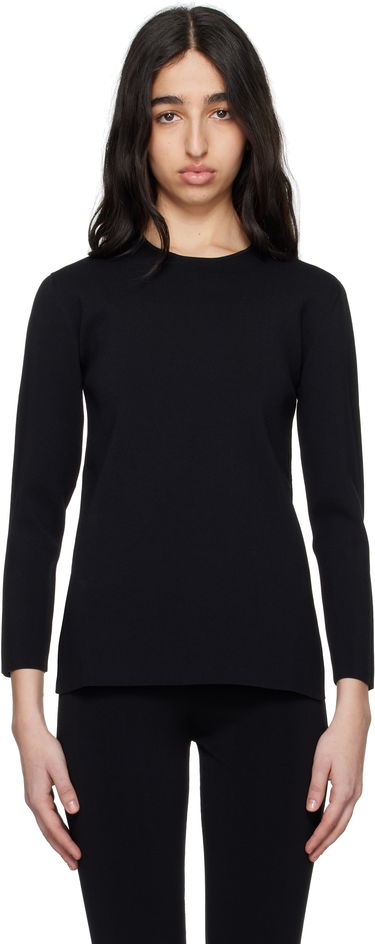 Sveter TOTEME TOTEME Compact Knit Top Čierna | 252-WRT0501-YA0187, 0