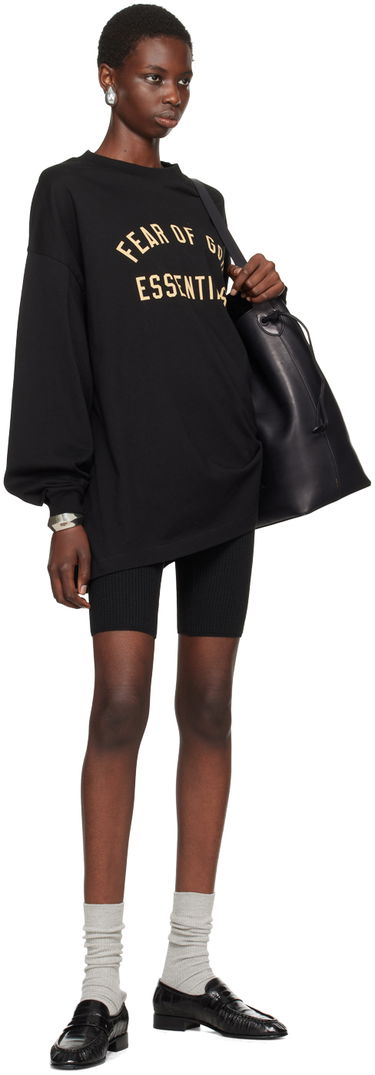 Šortky Fear of God Fear of God ESSENTIALS Waffle Shorts Čierna | 192BT247260FW, 3