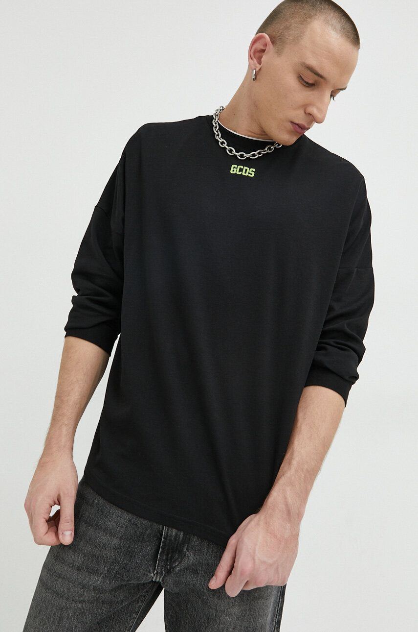 Tričko GCDS Cotton Tee Čierna | CC94M120104, 0