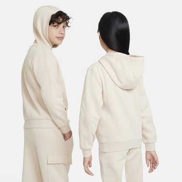Mikina Nike Sportswear Club Fleece Hoodie Béžová | FD3000-126, 4