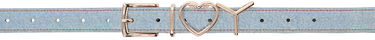 Opasok Y/PROJECT Heart 25mm Belt Modrá | 621BE008, 0