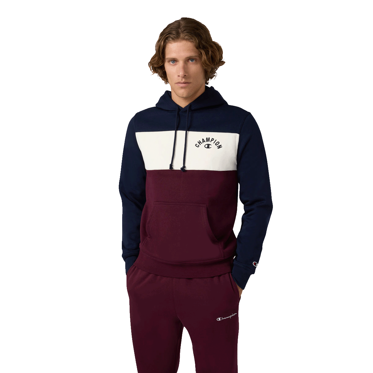 Súprava Champion Color Block Hoodie and Joggers Set with Logo Rôznofarebný | 221742-BS501, 0