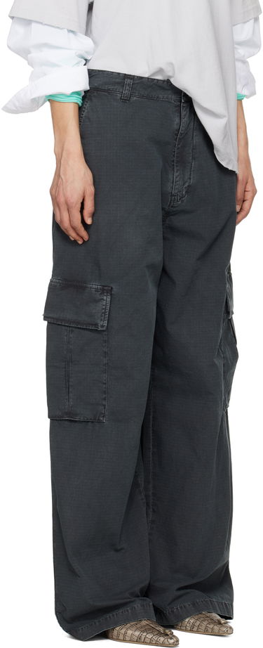Cargo nohavice Acne Studios Acne Studios Ripstop Cargo Pants Čierna | BK0657-, 4