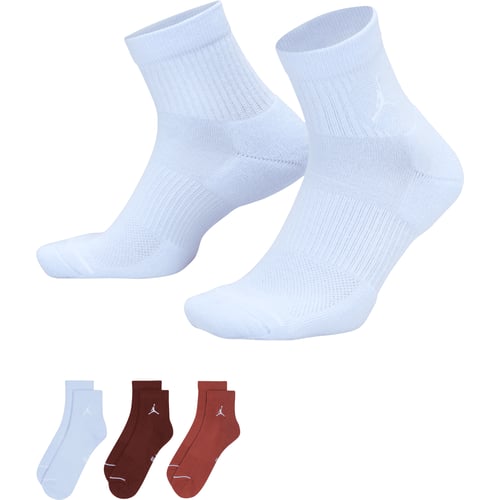 Ponožky Jordan Jordan Everyday Crew 3 Pack Socks Biela | DX9655, 0