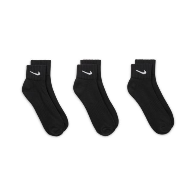 Ponožky Nike Cushioned Ankle Socks Čierna | SX4926-001, 1