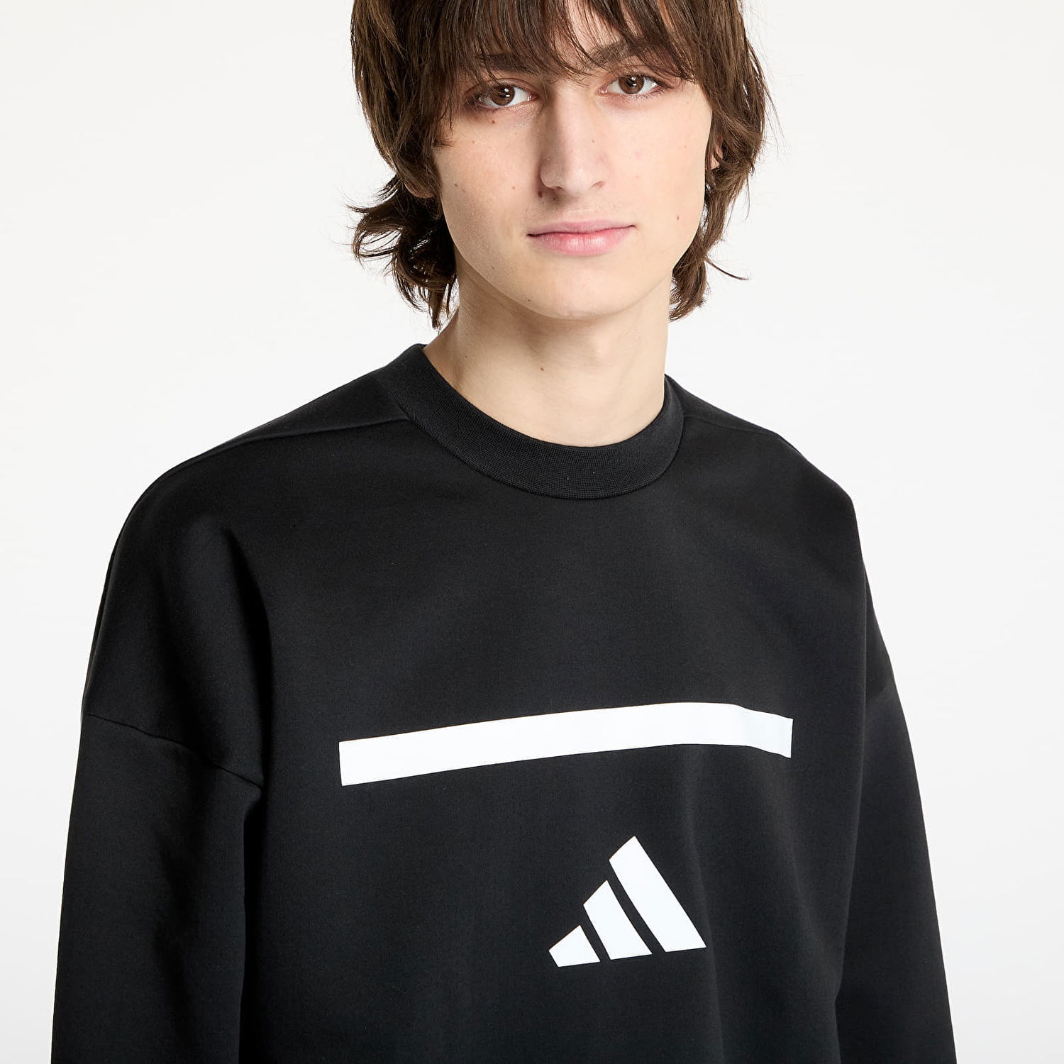Mikina adidas Performance Black/ White Z.N.E. Sweatshirt Čierna | JD5982, 1