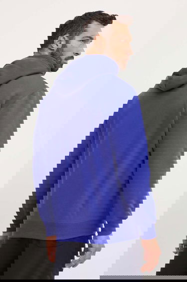 Mikina Puma Classics Hoodie with Hood and Print Modrá | 535596, 2