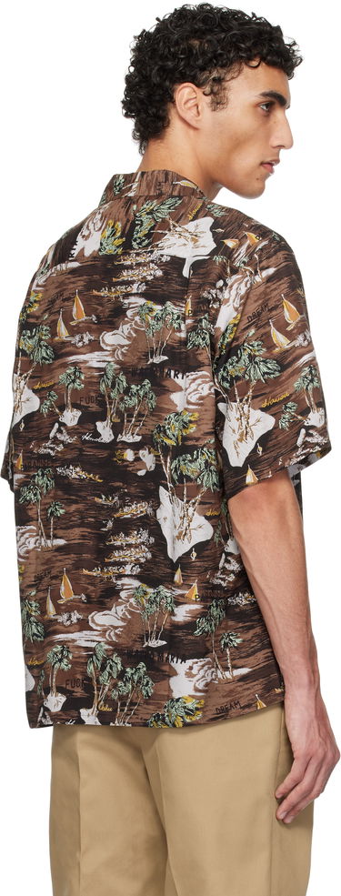 Košeľa WACKO MARIA WACKO MARIA Rayon Poplin Shirt Hnedá | 25SSE-WMS-HI04, 2