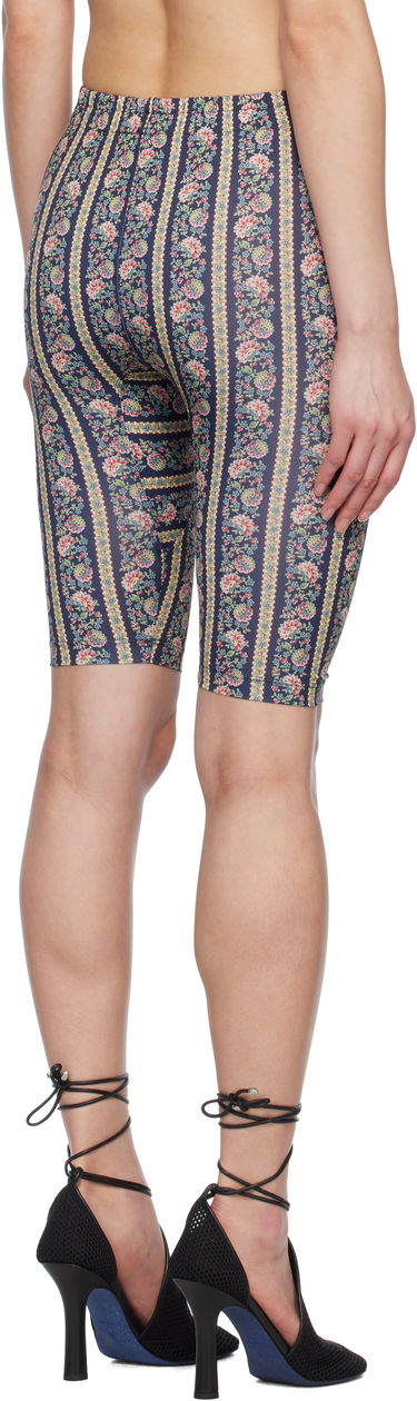 Šortky Vivienne Westwood Vivienne Westwood Floral Print Cycling Shorts Navy | 3J01000E-J008A-, 2