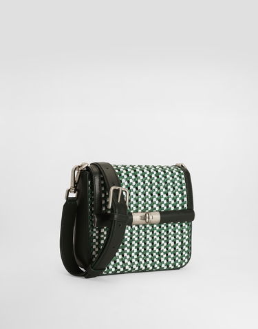 Kabelka Dolce & Gabbana Dolce & Gabbana Woven Crossbody Bag Zelené | BM2445A9N798S667, 2