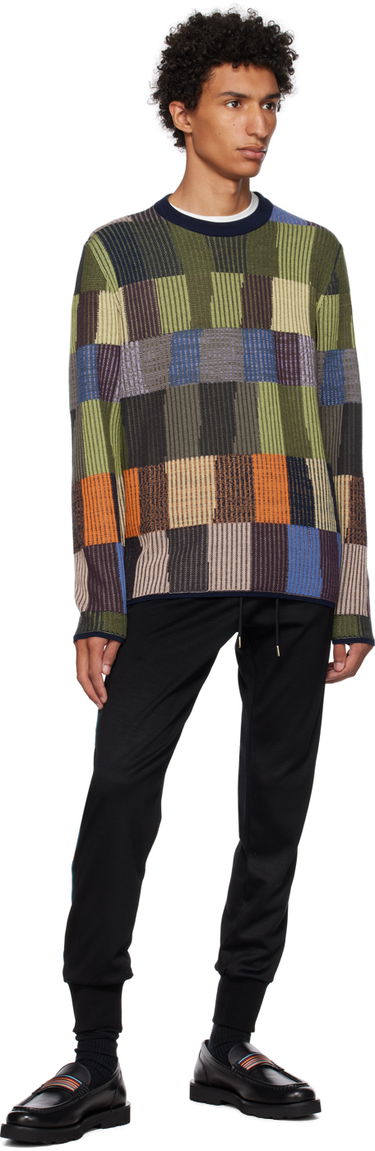 Sveter Paul Smith Paul Smith Patchwork Crewneck Sweater Rôznofarebný | M1R-267Y-L02084, 3
