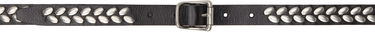Opasok LEMAIRE Lemaire Almond Stud Leather Belt Čierna | AC1212 LL0055, 0