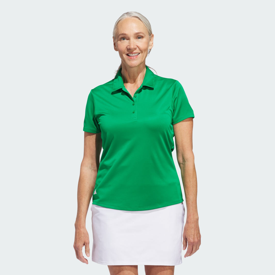 Polo tričko adidas Performance Solid Performance Short Sleeve Polo Zelené | IN9919, 0