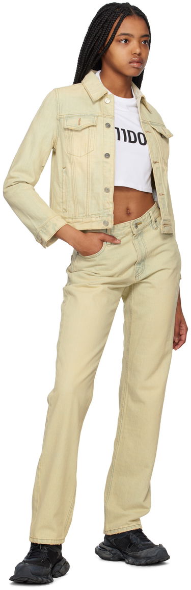 Džínsy We11done We11done Straight-Leg Jeans Žltá | WD-DP1-23-386-W-BG, 3