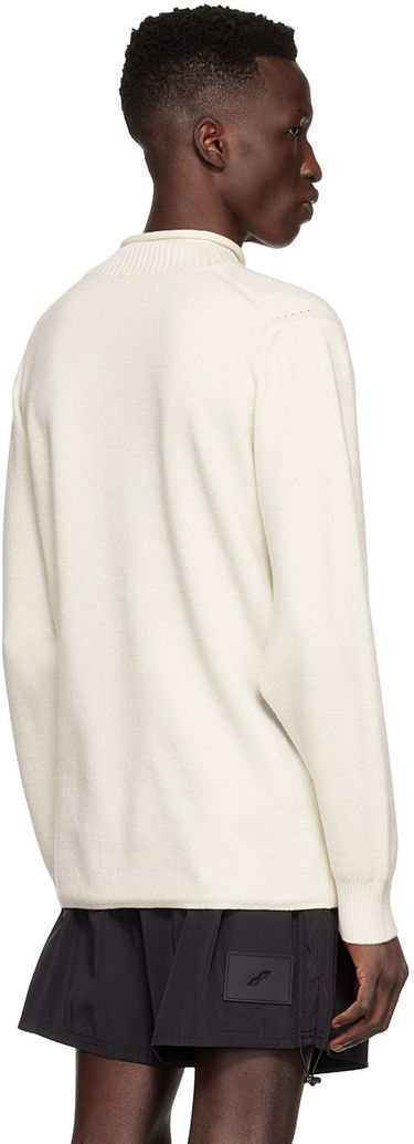Sveter We11done Cashmere Mock Neck Sweater Biela | WD-KT1-22-653-U-IV, 2