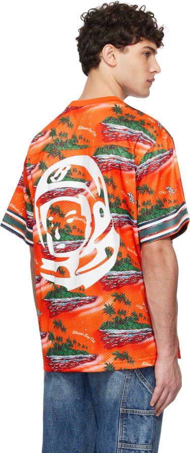 Dres BILLIONAIRE BOYS CLUB Tropical Island Print Football T-shirt Oranžová | B24466, 2